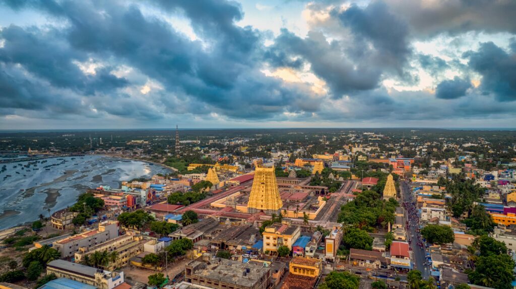 Templo hindú en Jaffna, norte de Sri Lanka